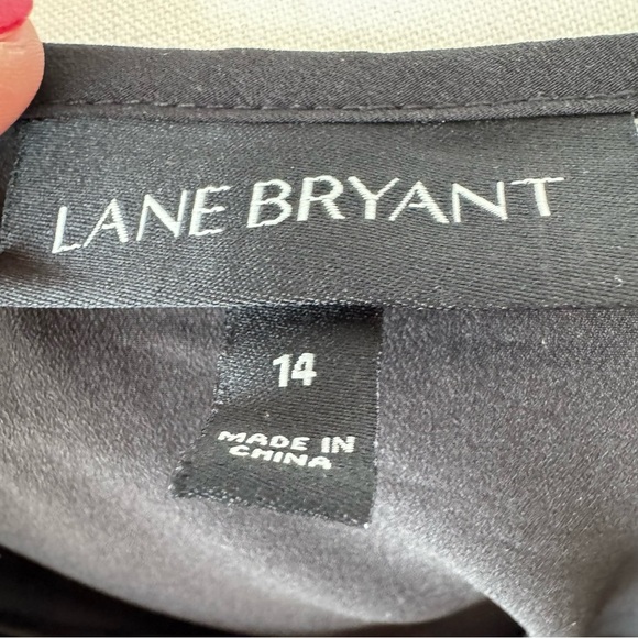 Lane Bryant Sheer Sequined Drop Cap Sleeve Tank Top Party Going Out Shirt XXL - Picture 2 of 6